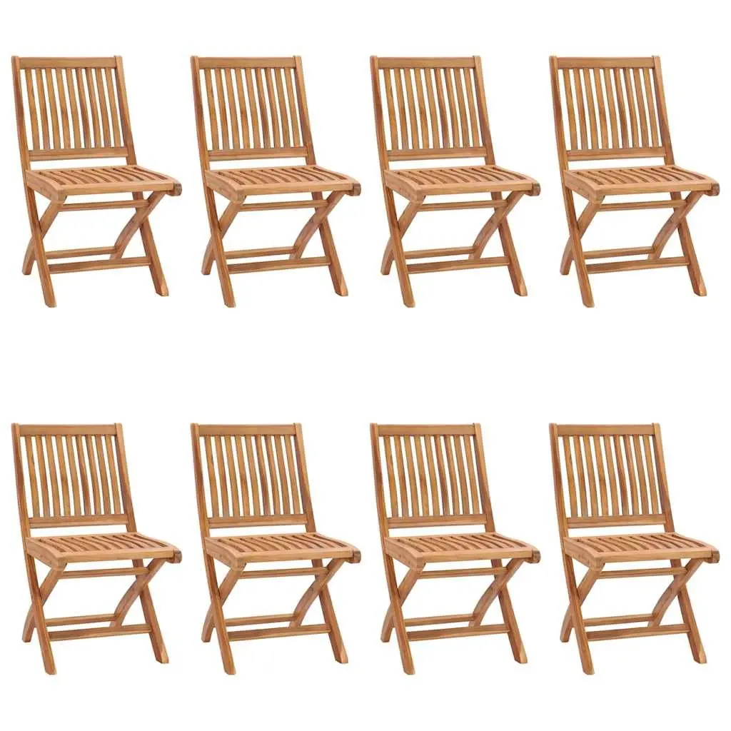 Outdoor Folding Garden Chair Set with Cushions