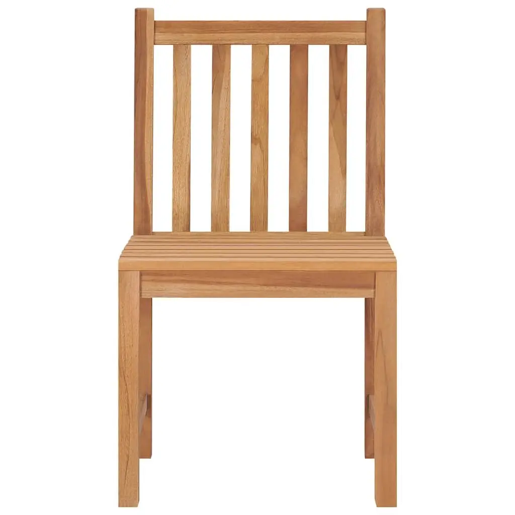 4-Piece Solid Teak Wood Outdoor Garden Chair Set