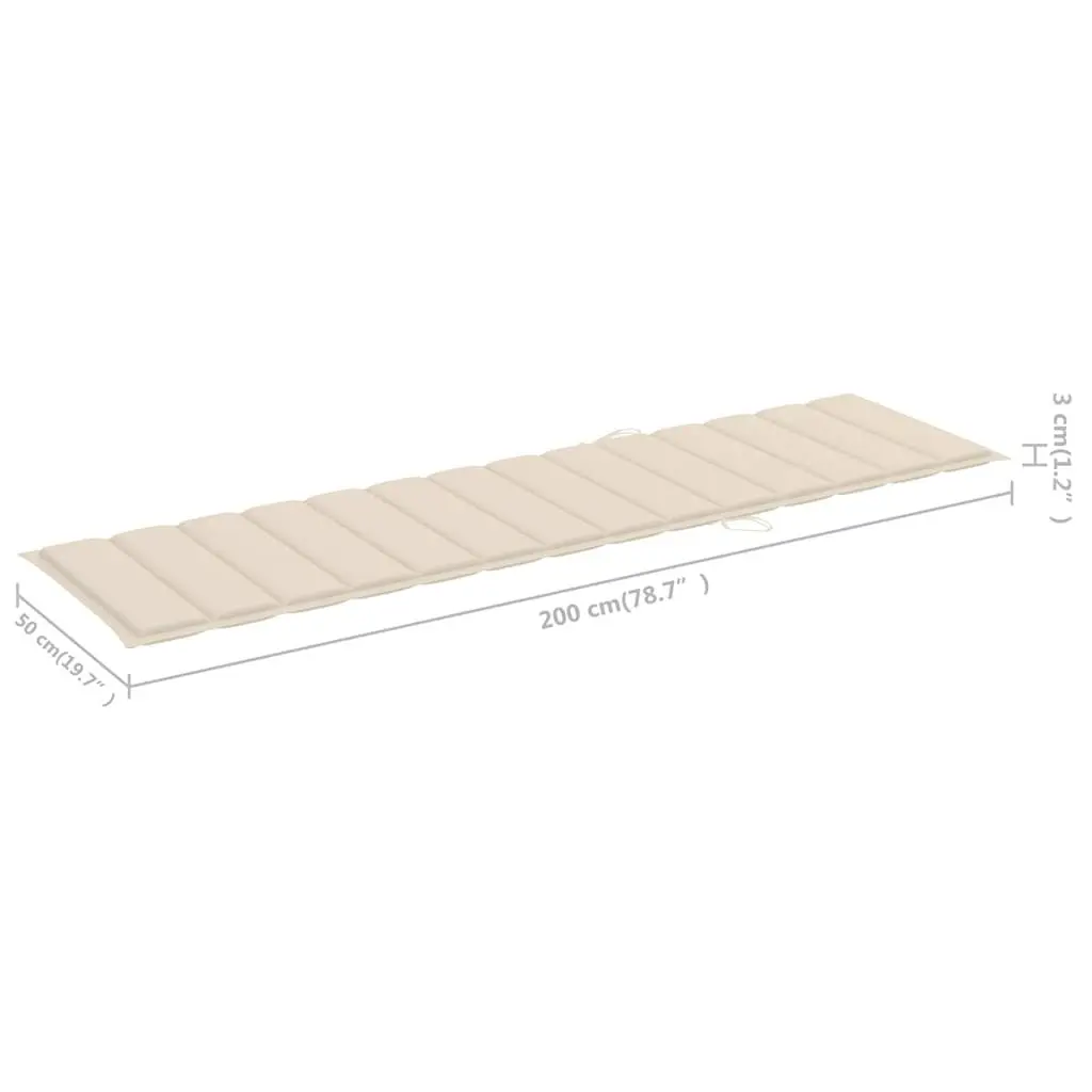 Sun Lounger Set with Adjustable Backrest and Side Table
