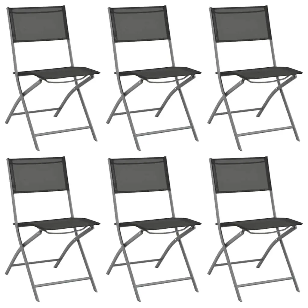 7 Piece Outdoor Dining Set with Durable Steel Frame