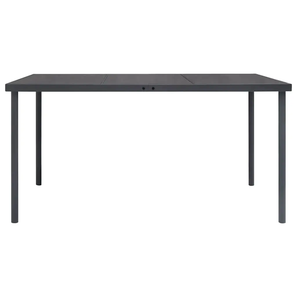 9-Piece Outdoor Dining Set with Steel Frame