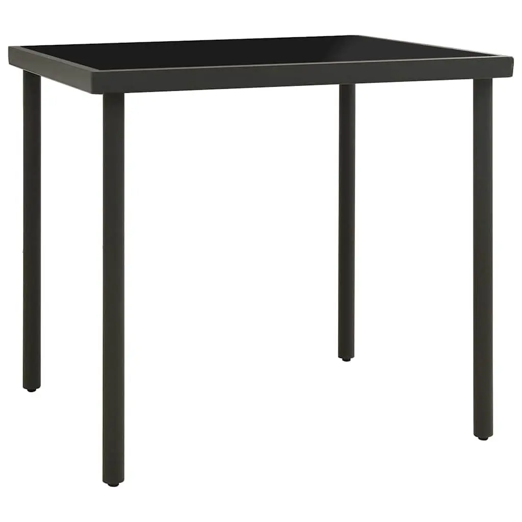 3 Piece Outdoor Dining Set with Durable Steel Frame