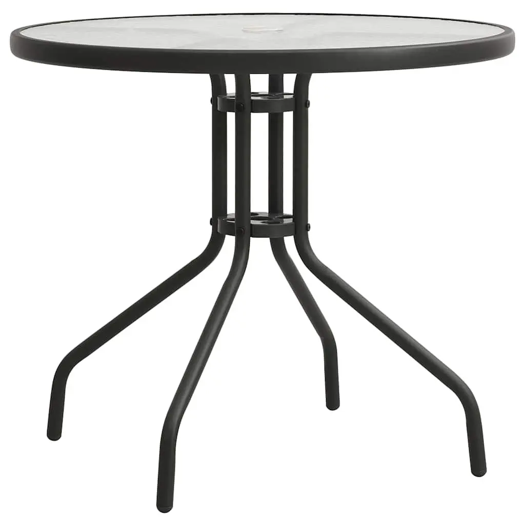 5 Piece Outdoor Dining Set with Durable Steel Frame