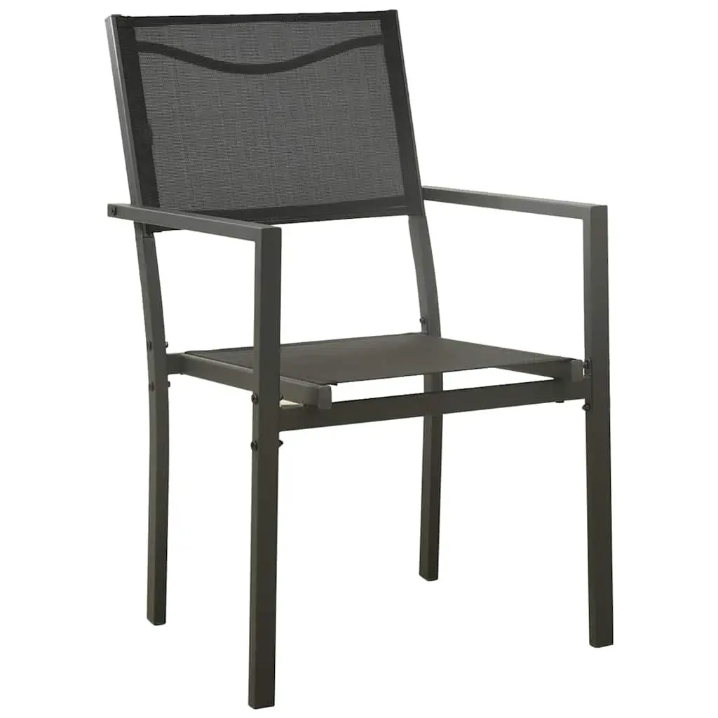 3-Piece Outdoor Dining Set with Steel Frame