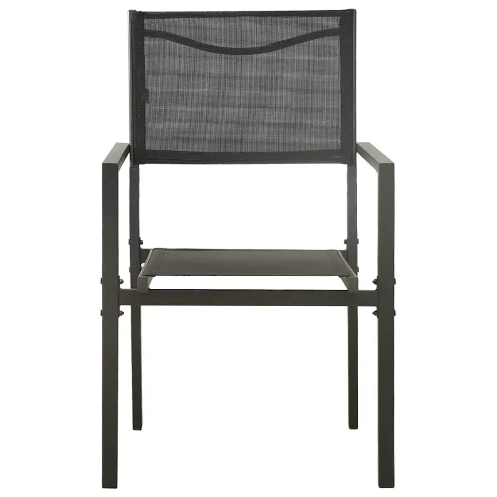 3-Piece Outdoor Dining Set with Steel Frame