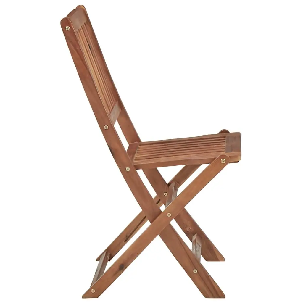8-Piece Folding Garden Chairs with Cushions in Anthracite