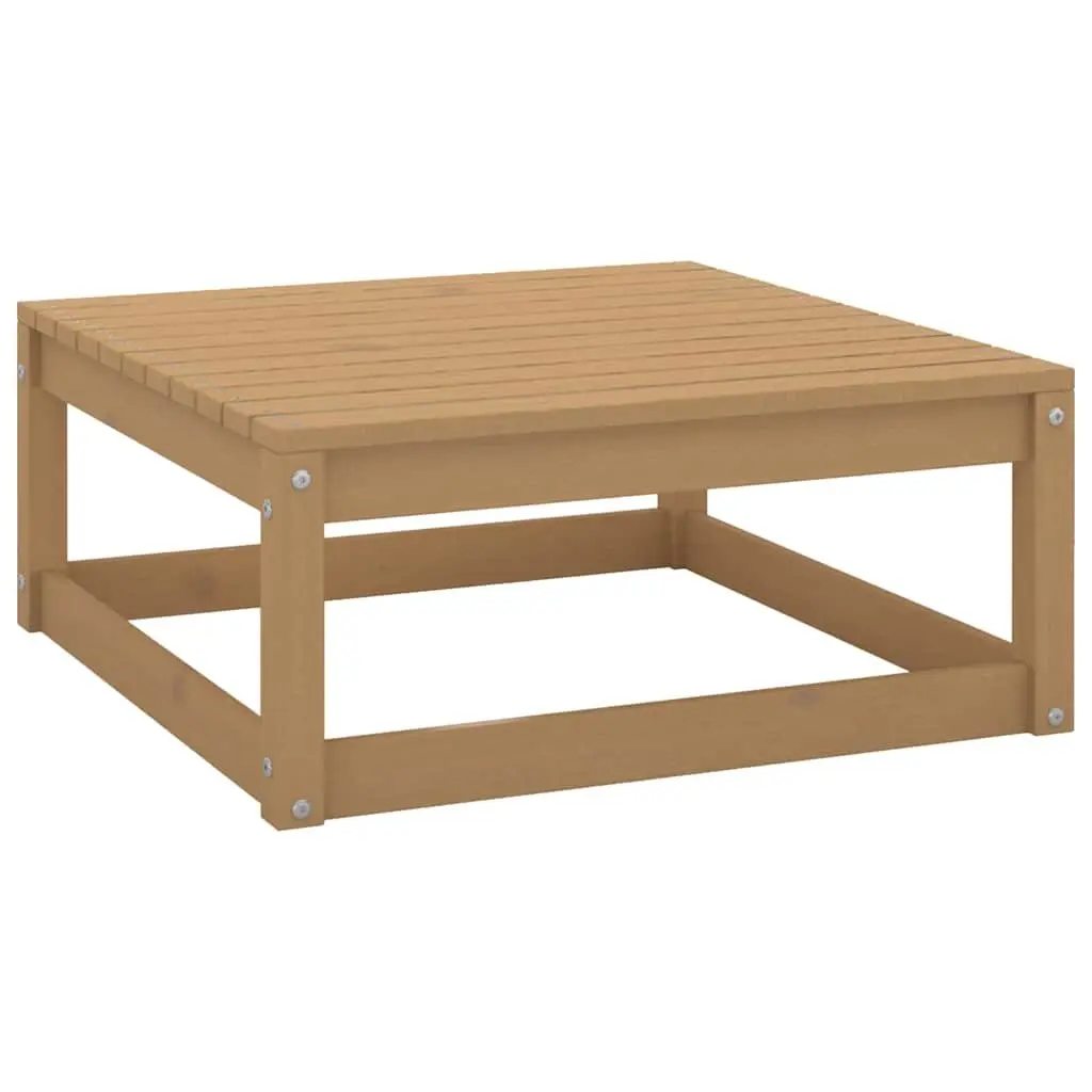 7 Piece Garden Lounge Set Solid Pinewood Outdoor Furniture Brown Pallet Design