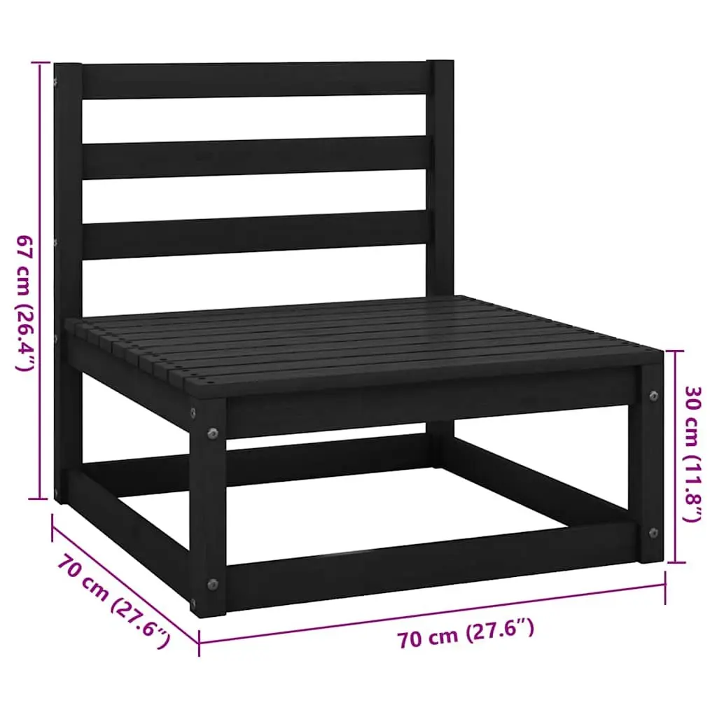 4-Seater Garden Sofa with Cushions for Outdoor Use