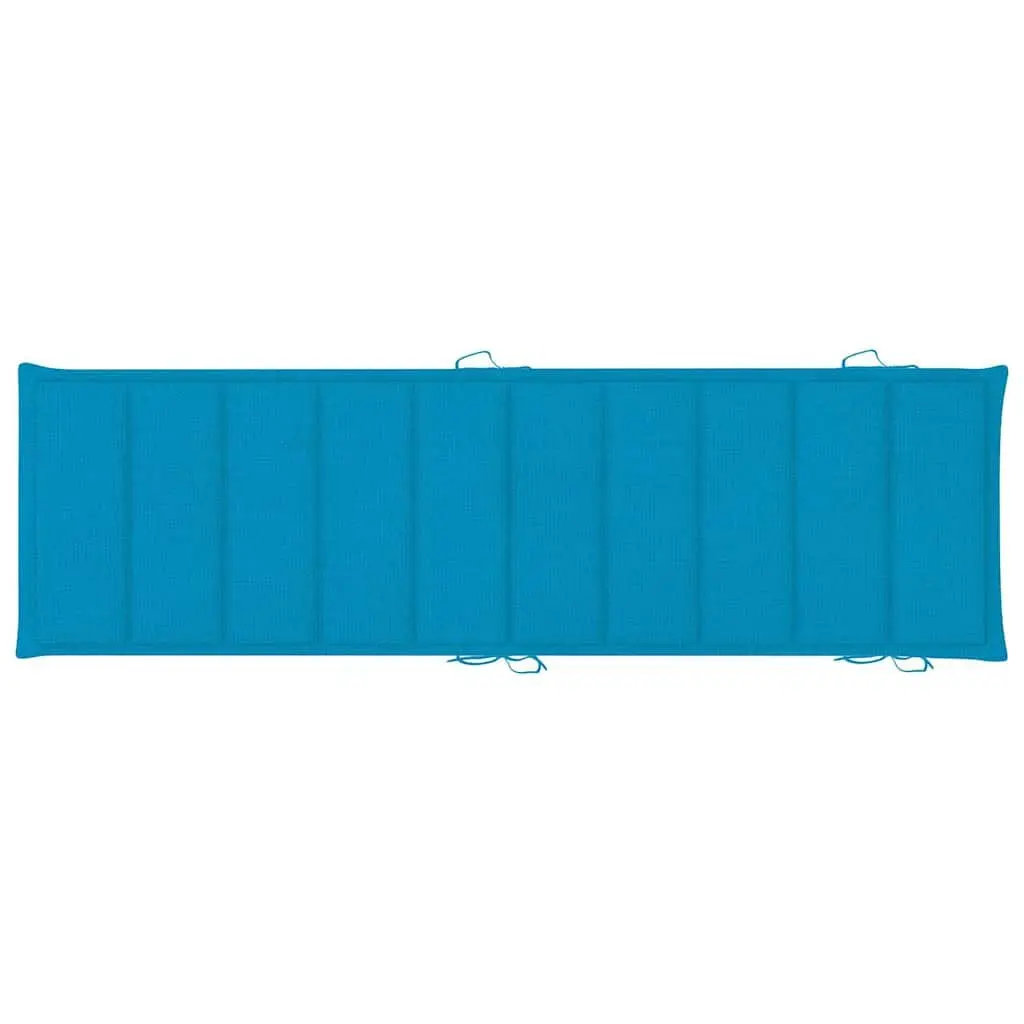 Acacia Wood Sun Loungers with Cushions