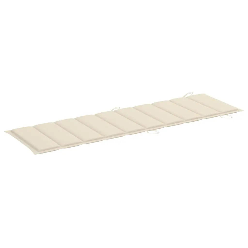 Acacia Wood Sun Loungers Set with Cushions and Table