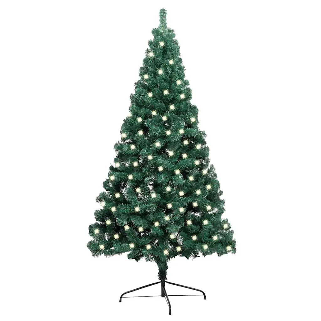 Artificial Half Christmas Tree PVC 120cm Green
