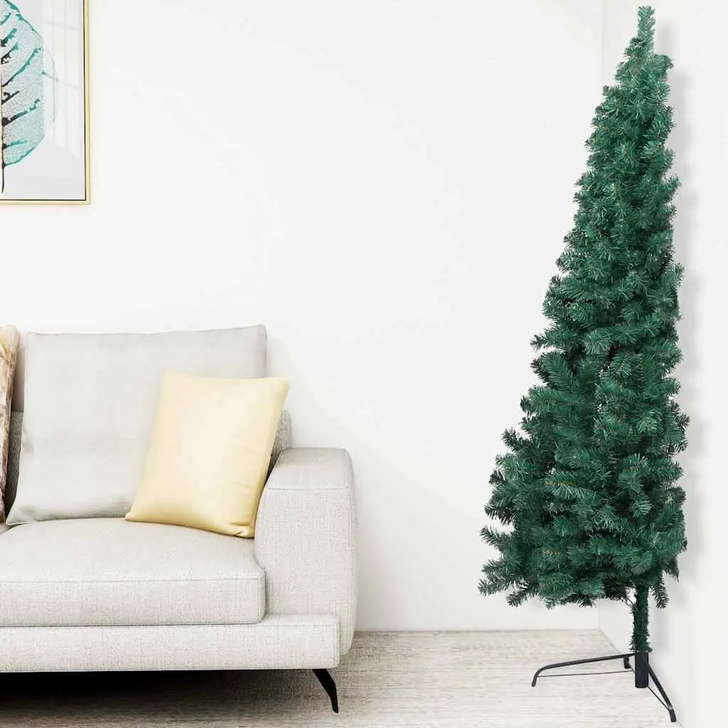 150cm Half Christmas Tree with Pre-lit LED Lights