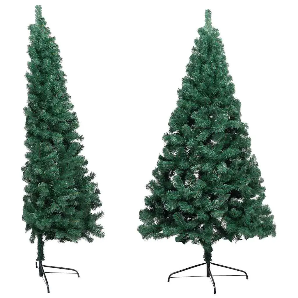Pre-lit Half Christmas Tree with LED Lights 180cm