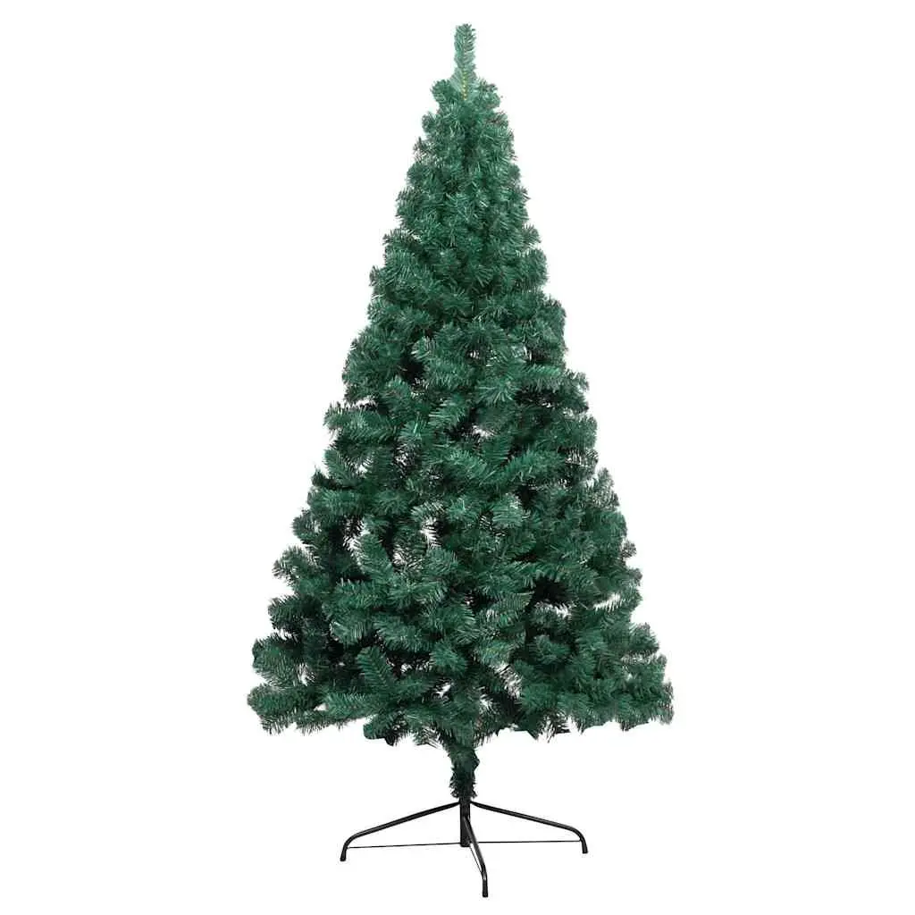 Pre-lit Half Christmas Tree with LED Lights 180cm