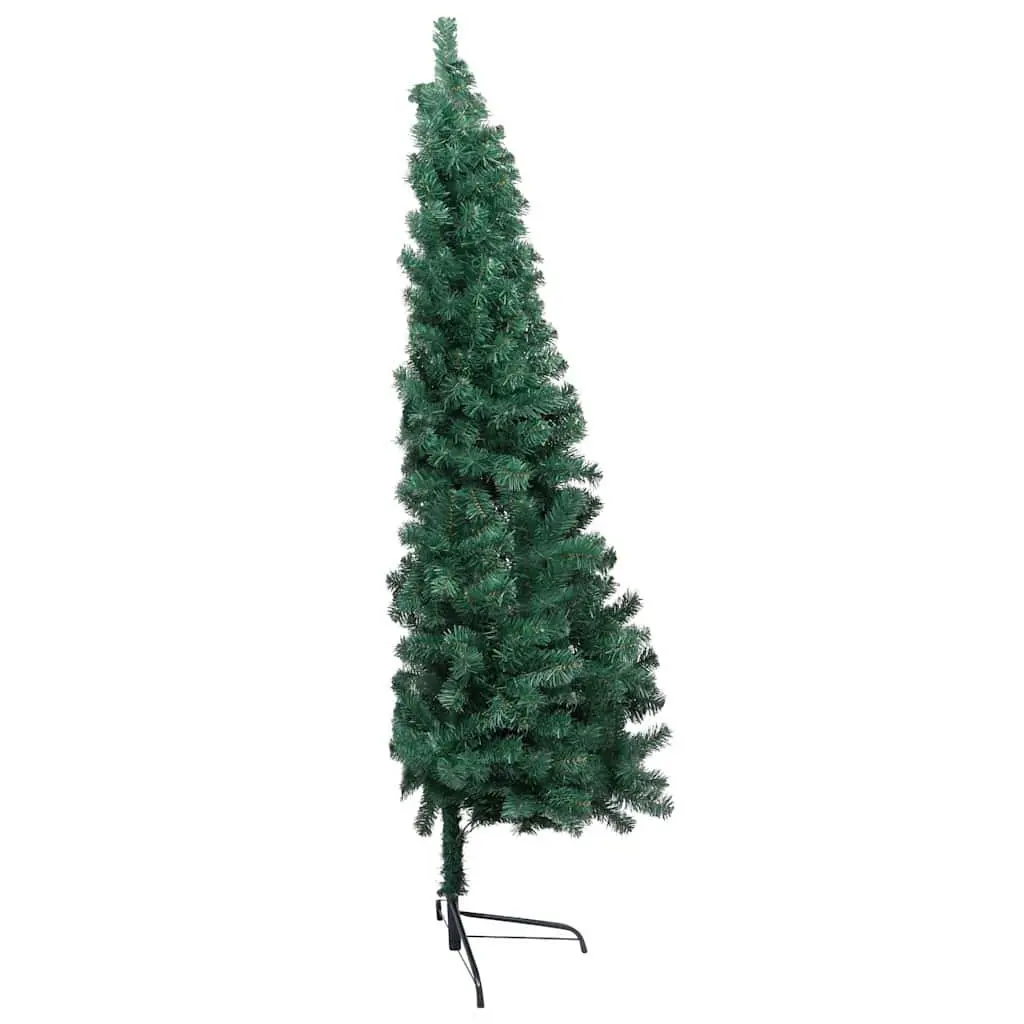 Pre-lit Half Christmas Tree with LED Lights 180cm