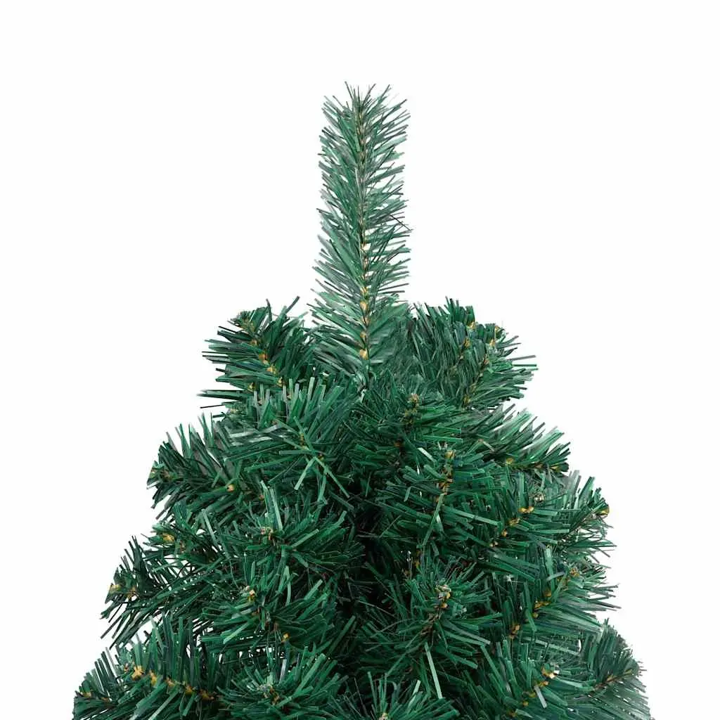 240cm Artificial Half Christmas Tree with LED Lights