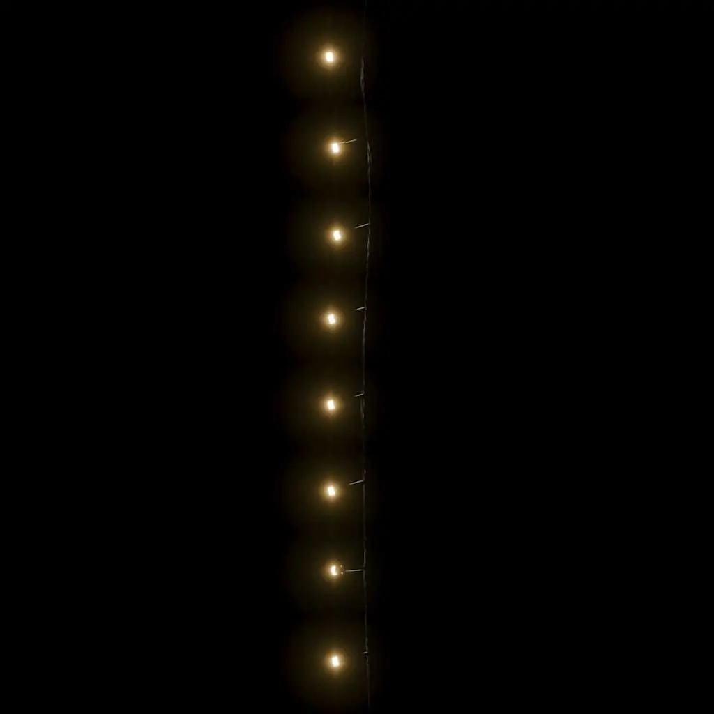 Pre-lit LED Half Christmas Tree 180cm White