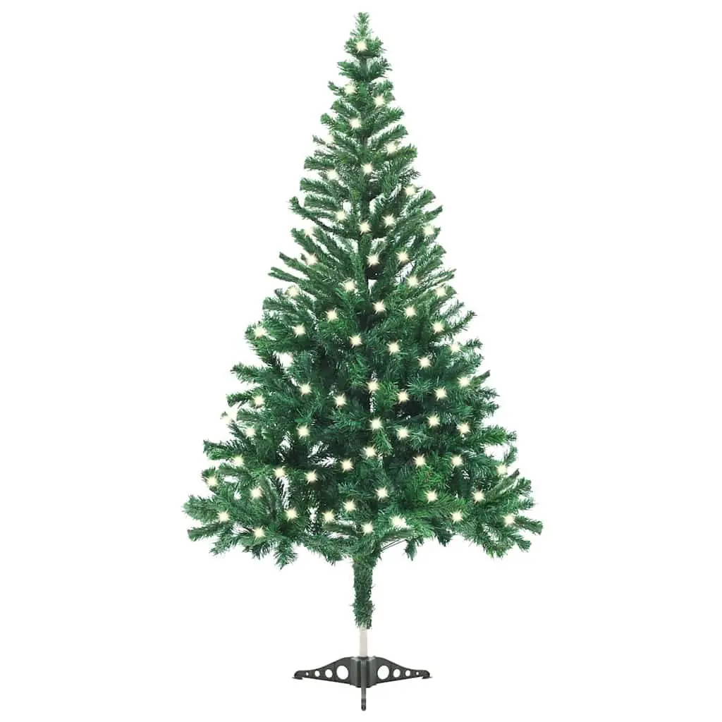 Pre-lit Artificial Christmas Tree Green 120cm Holiday Decoration 230 Branches