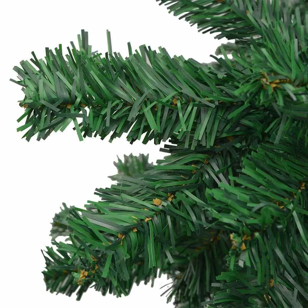 Artificial Christmas Tree PVC 240cm Green 1300 Branch Tips LED