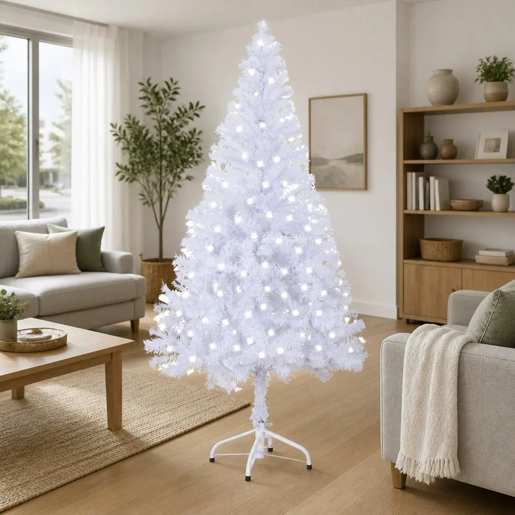 White Pre-lit Christmas Tree 120cm with 230 Branches
