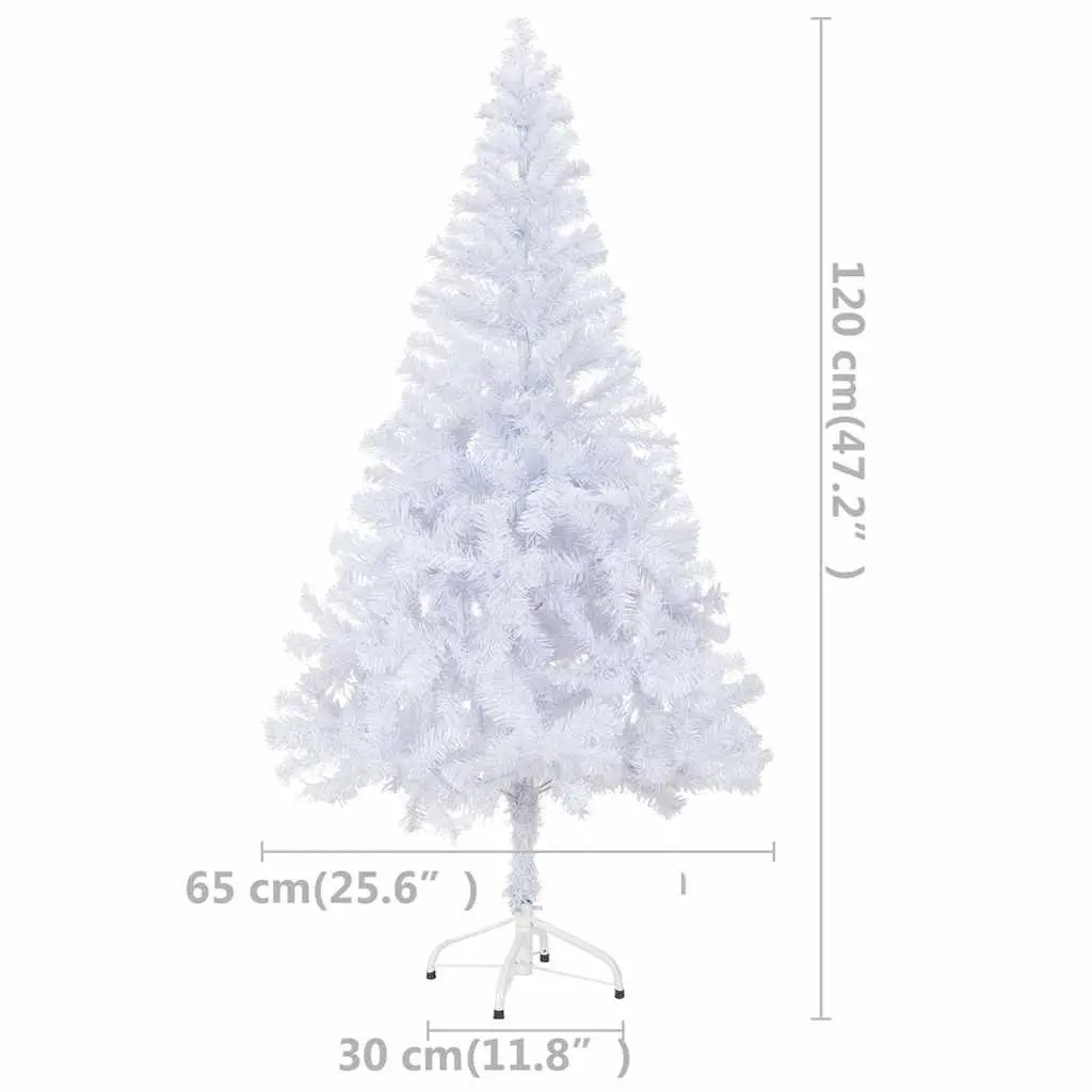White Pre-lit Christmas Tree 120cm with 230 Branches