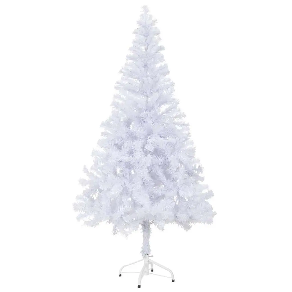 White Pre-lit Artificial Christmas Tree 150cm 380 Branches Holiday Decor Stand