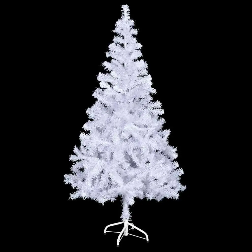 White Pre-lit Artificial Christmas Tree 150cm 380 Branches Holiday Decor Stand