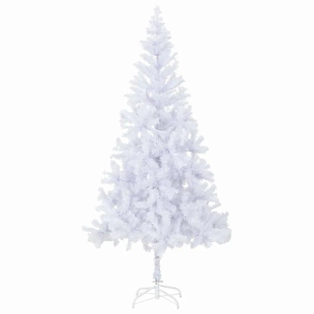210cm White Pre-lit Christmas Tree with 910 Branch Tips