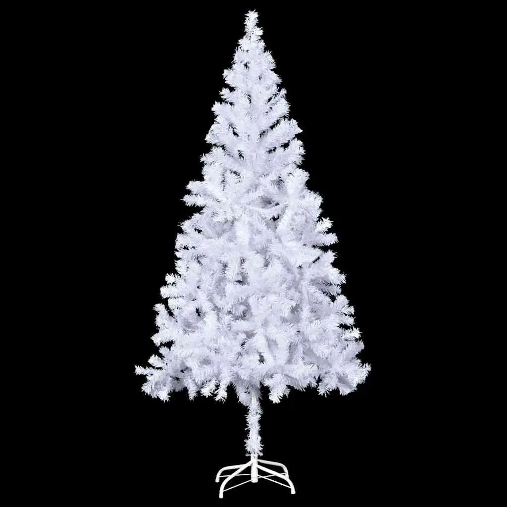 210cm White Pre-lit Christmas Tree with 910 Branch Tips