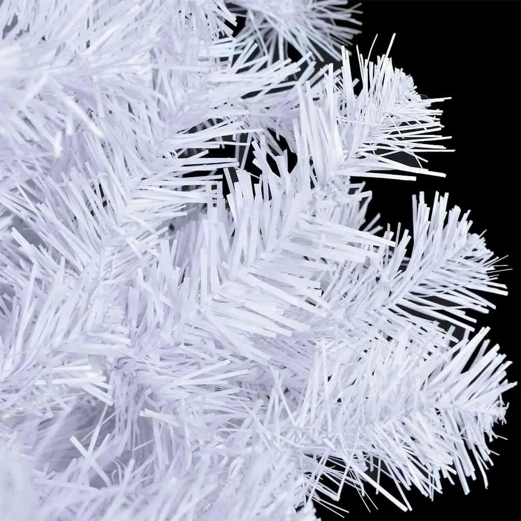 210cm White Pre-lit Christmas Tree with 910 Branch Tips