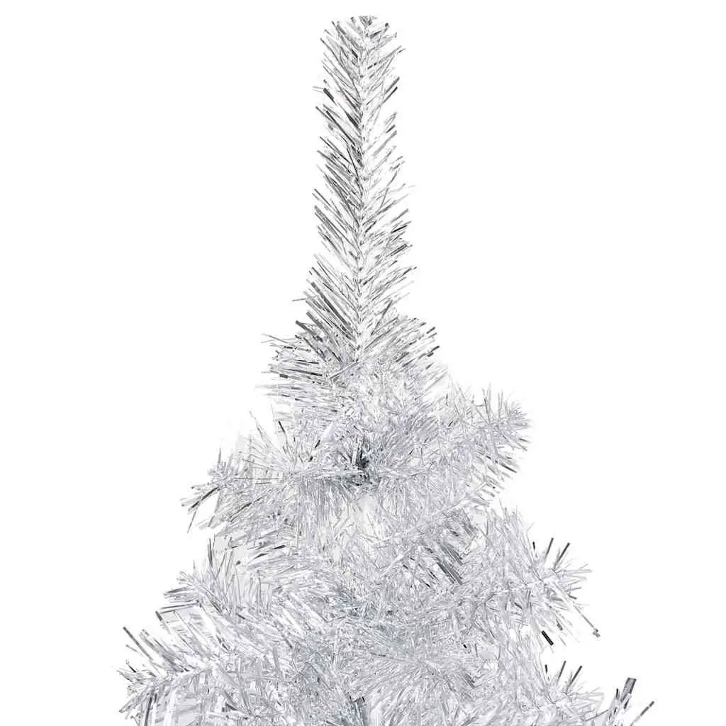 120cm Silver Artificial Christmas Tree with LED Lights