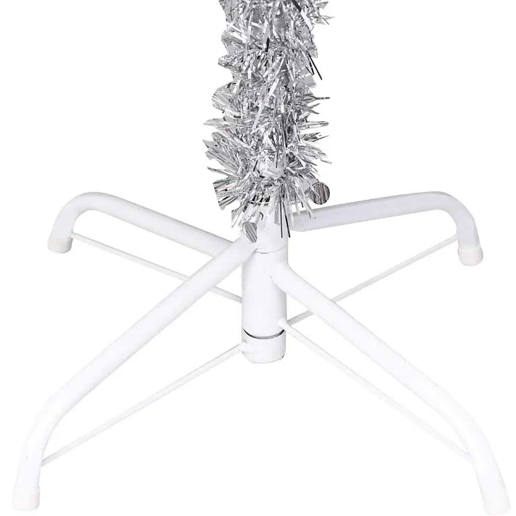 120cm Silver Artificial Christmas Tree with LED Lights