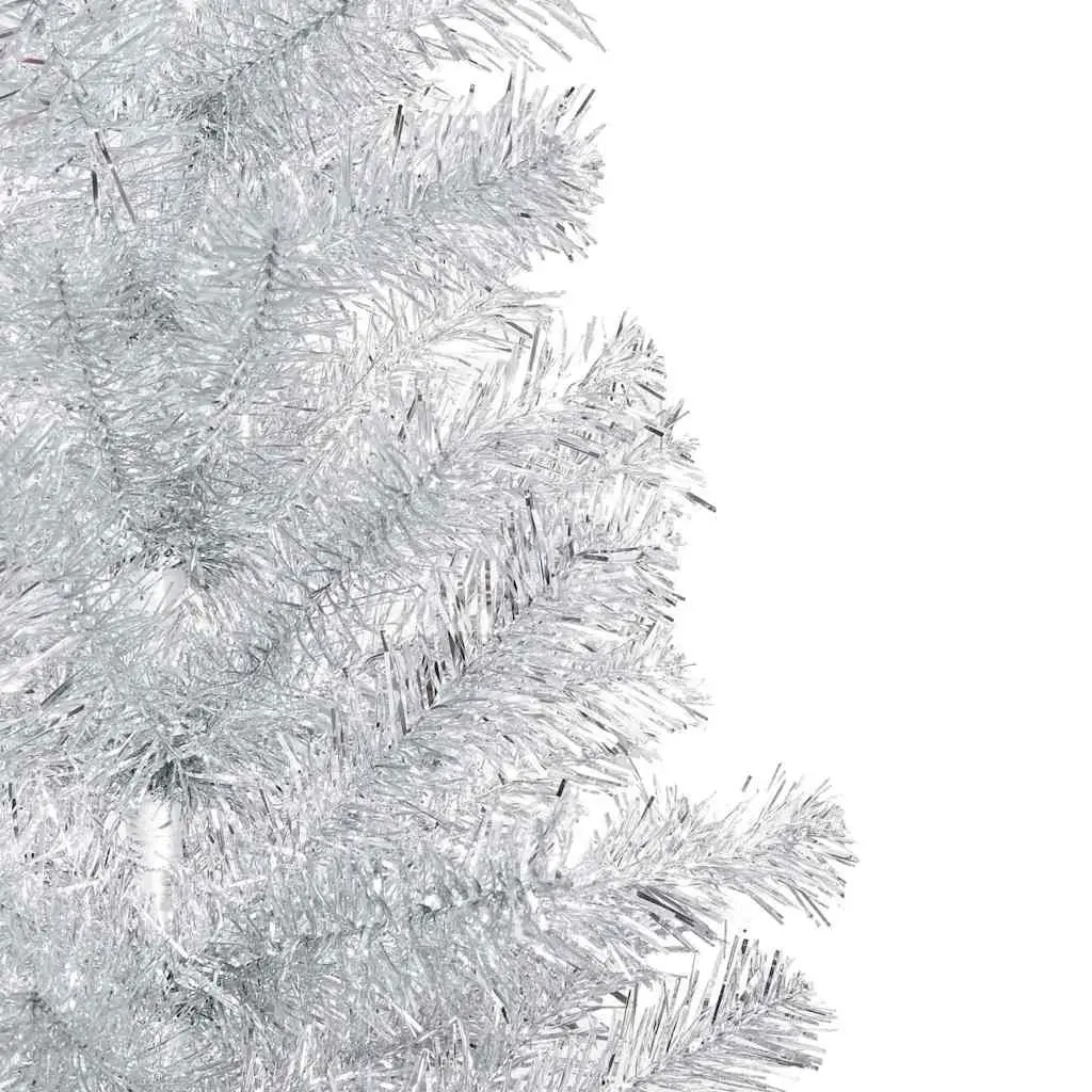 Pre-lit Silver Christmas Tree 150 cm with LED Lights