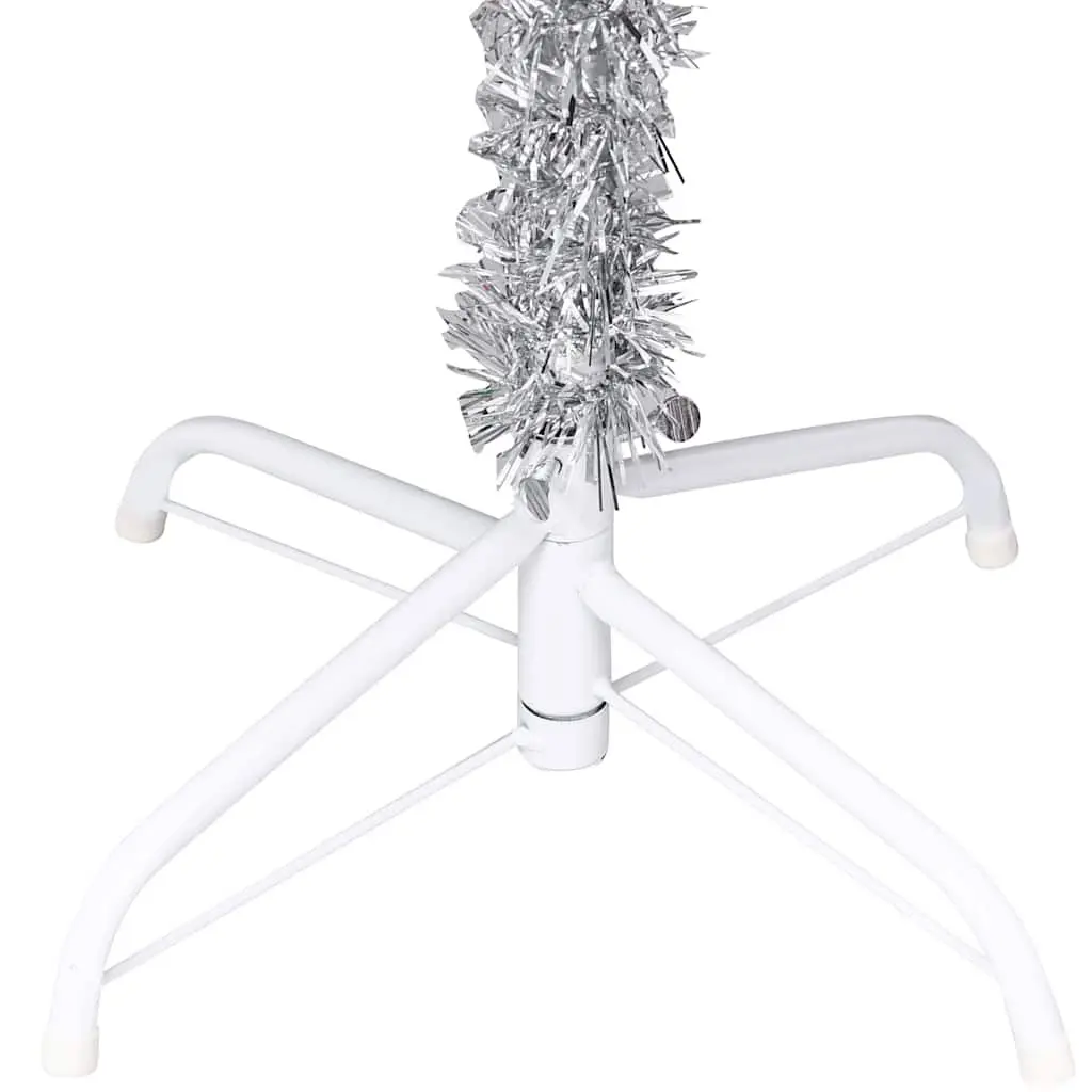 Pre-lit Silver Christmas Tree 150 cm with LED Lights