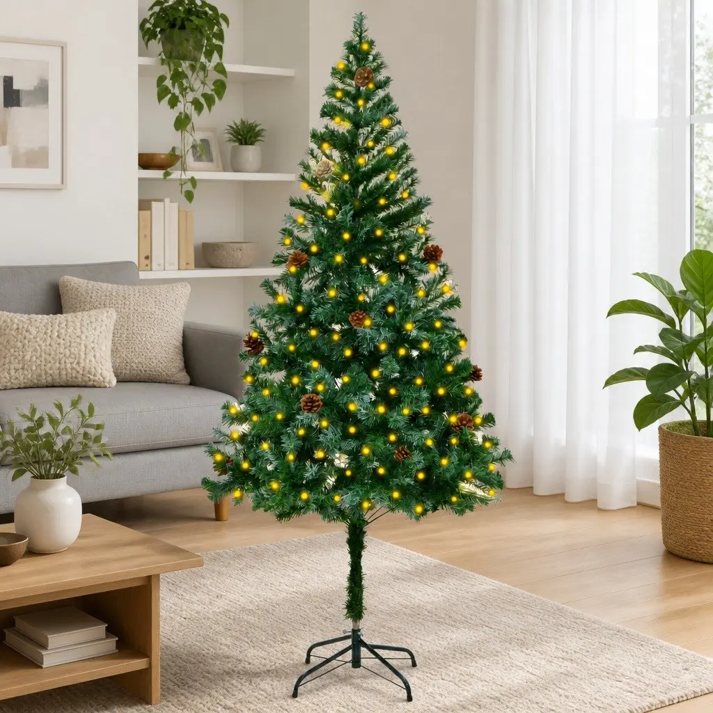 180cm Artificial Christmas Tree with LED Lights