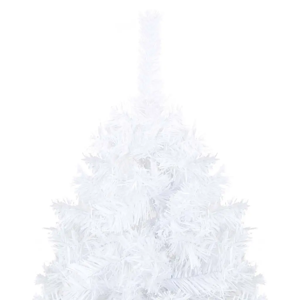 150cm White Pre-lit LED Christmas Tree with Thick Branches