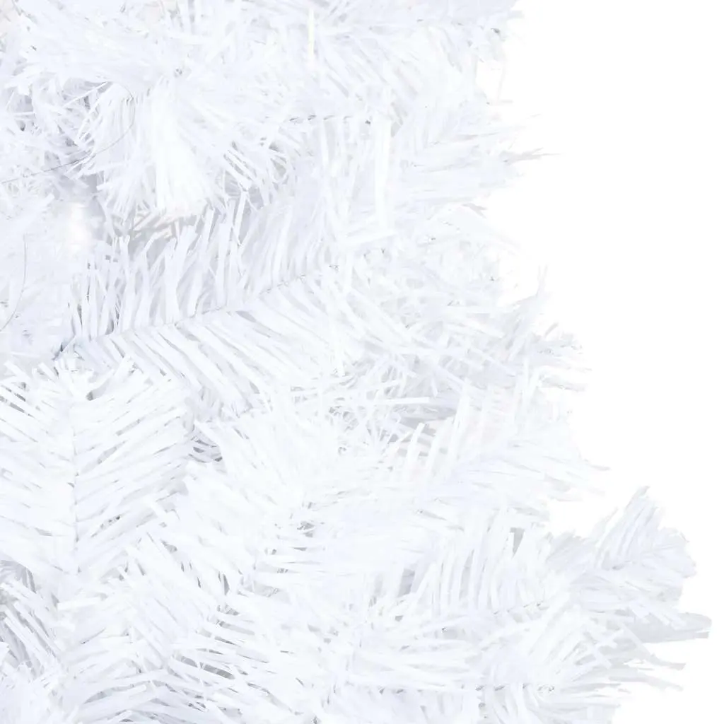 150cm White Pre-lit LED Christmas Tree with Thick Branches