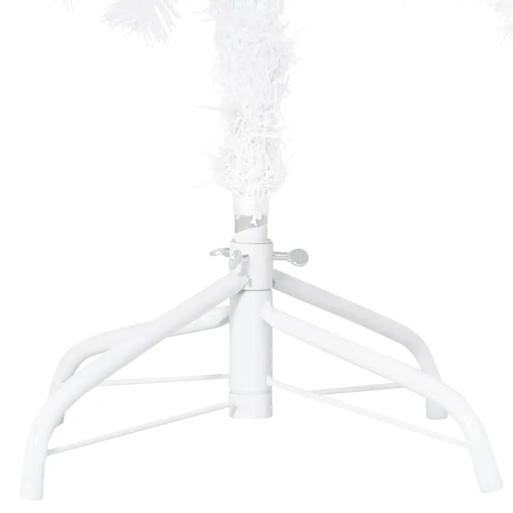 White Artificial Christmas Tree 180cm with LED Lights