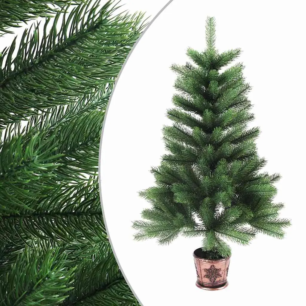 Green Pre-lit 90 cm Christmas Tree with LED Lights