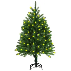 120cm Green Artificial Christmas Tree with Pre-lit LED