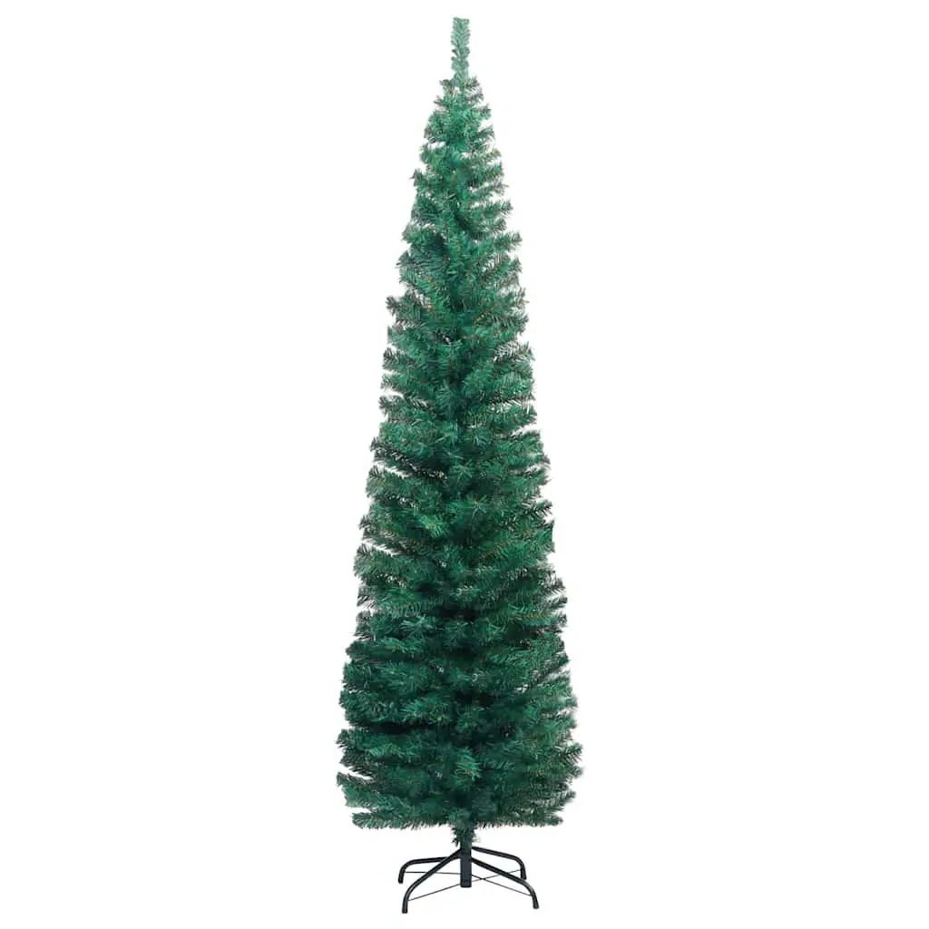 Slim Pre-lit Christmas Tree with Stand 210 cm
