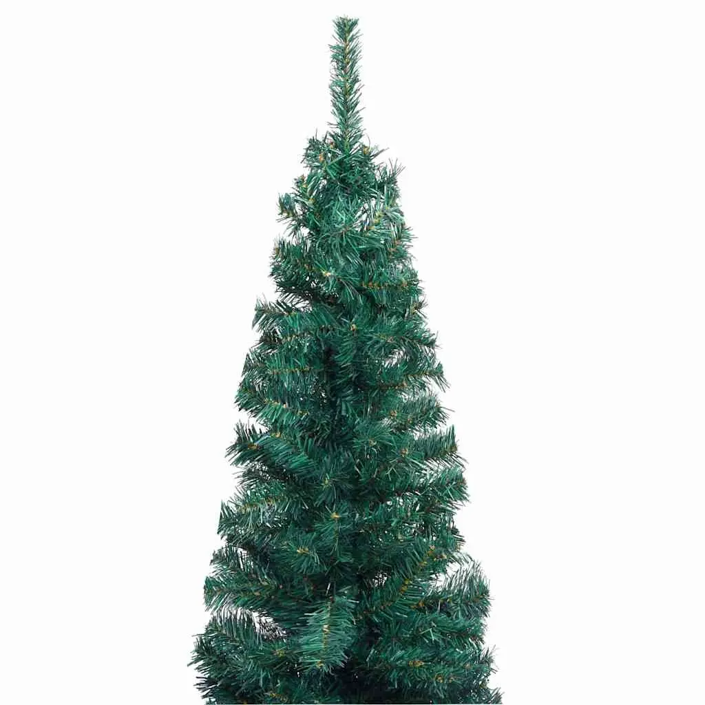 Slim Pre-lit Christmas Tree with Stand 240cm