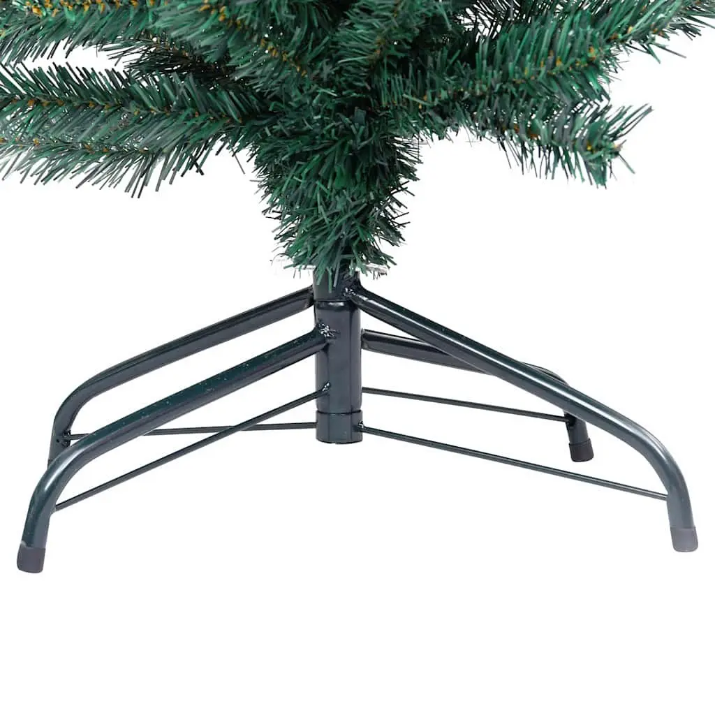 Slim Pre-lit Christmas Tree with Stand 240cm