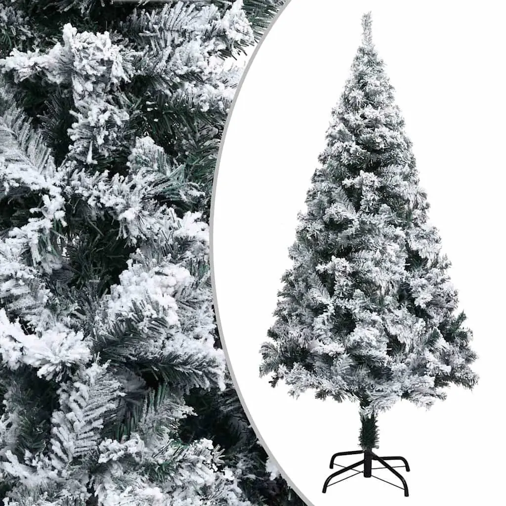 Flocked Snow Artificial Christmas Tree 180cm