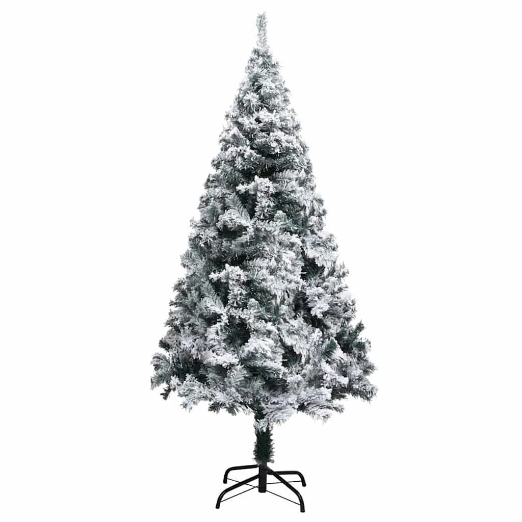 Flocked Snow Artificial Christmas Tree 180cm