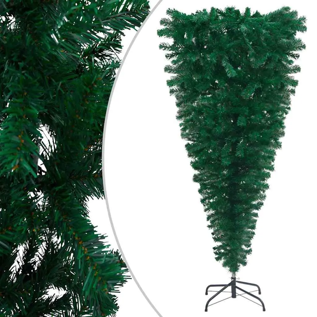 Upside-Down Artificial Christmas Tree 240cm Green