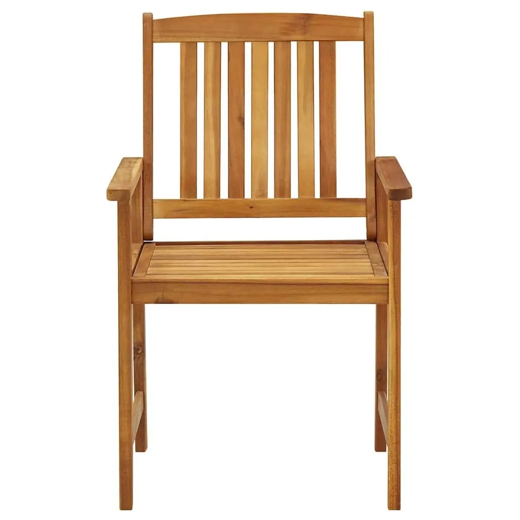 6-Piece Solid Wood Outdoor Chair Set