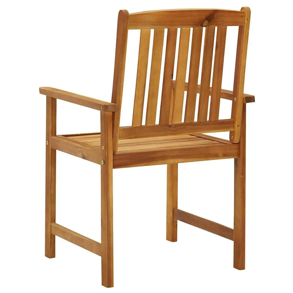 6-Piece Solid Wood Outdoor Chair Set