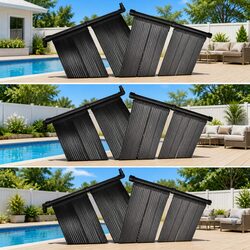 Premium Solar Pool Heater Panel Set 6 pcs 80x620 cm