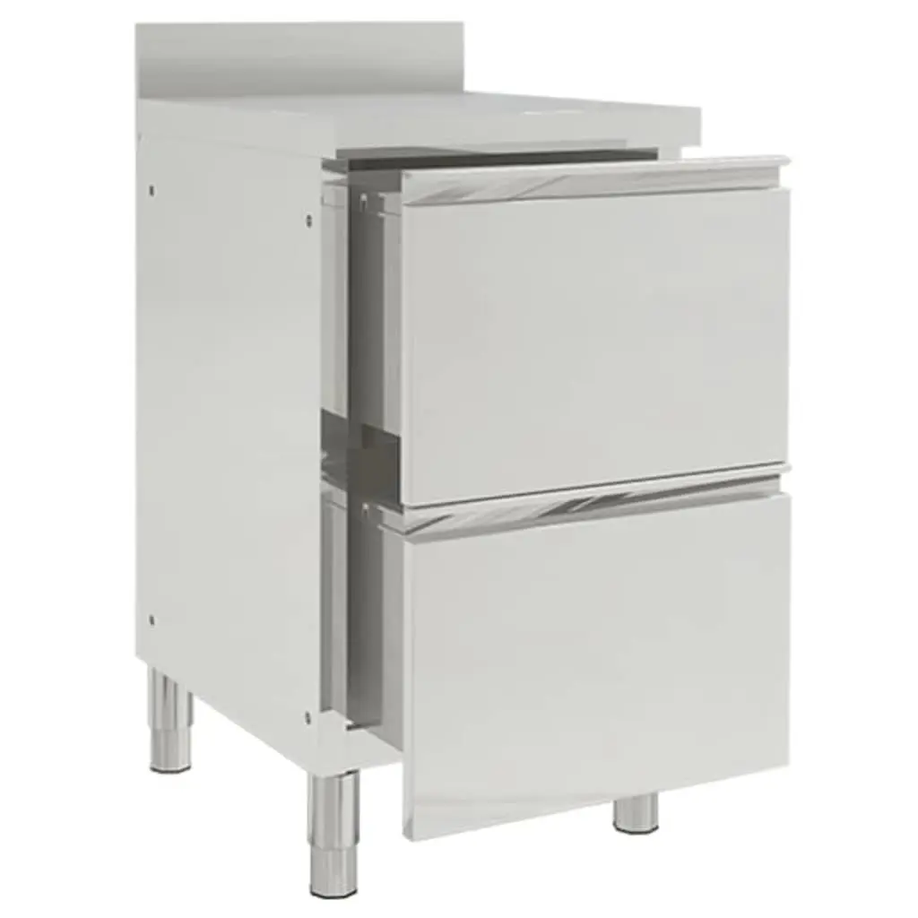 Stainless Steel Kitchen Cabinet with 2 Drawers
